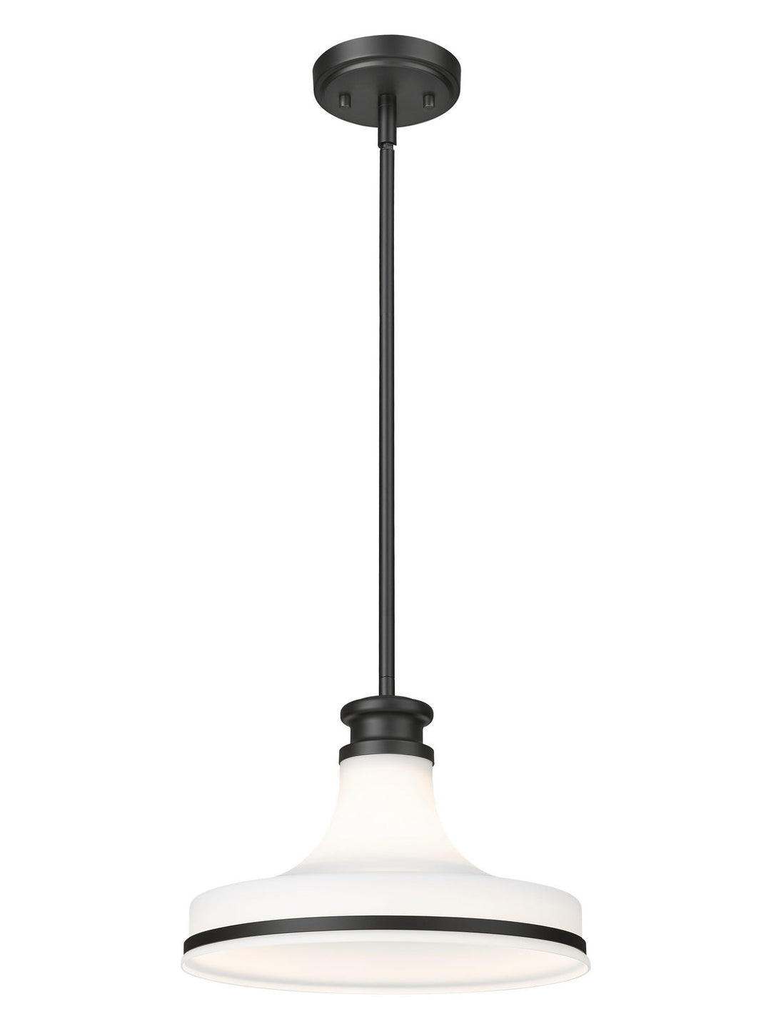 Reznor One Light Pendant in Matte Black Z-Lite Canada