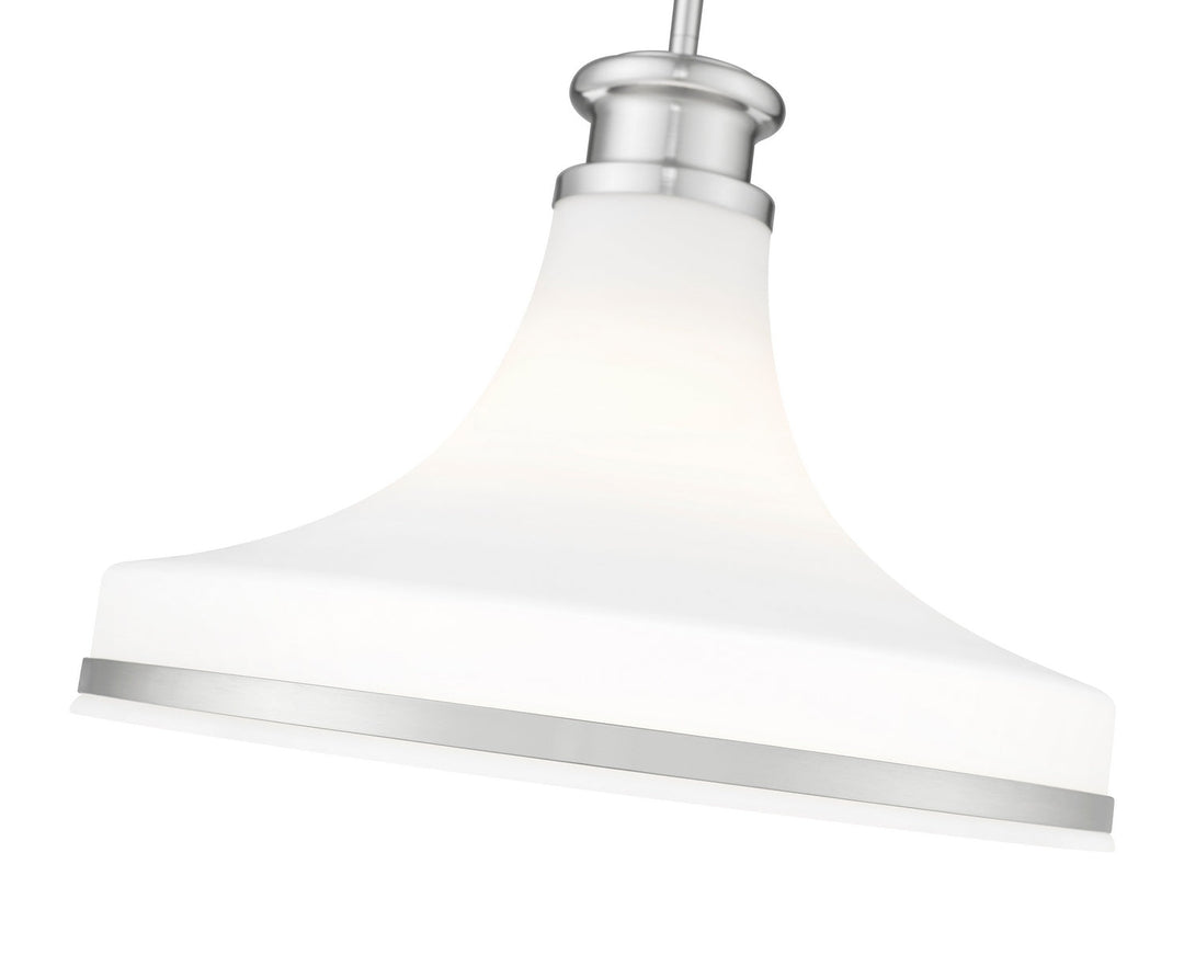 Reznor One Light Pendant in Brushed Nickel Z-Lite Canada