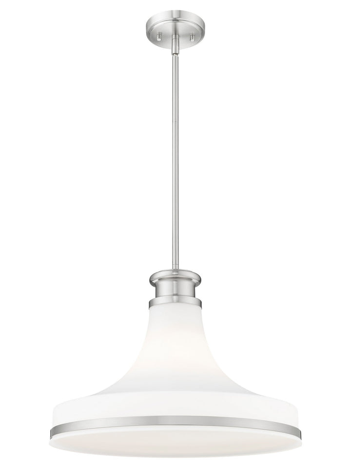 Reznor One Light Pendant in Brushed Nickel Z-Lite Canada