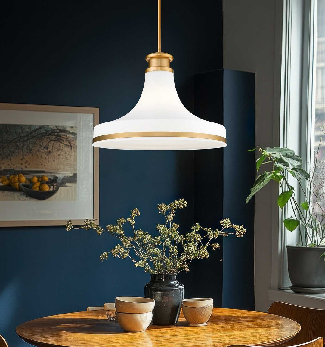 Reznor One Light Pendant in Modern Gold Z-Lite Canada