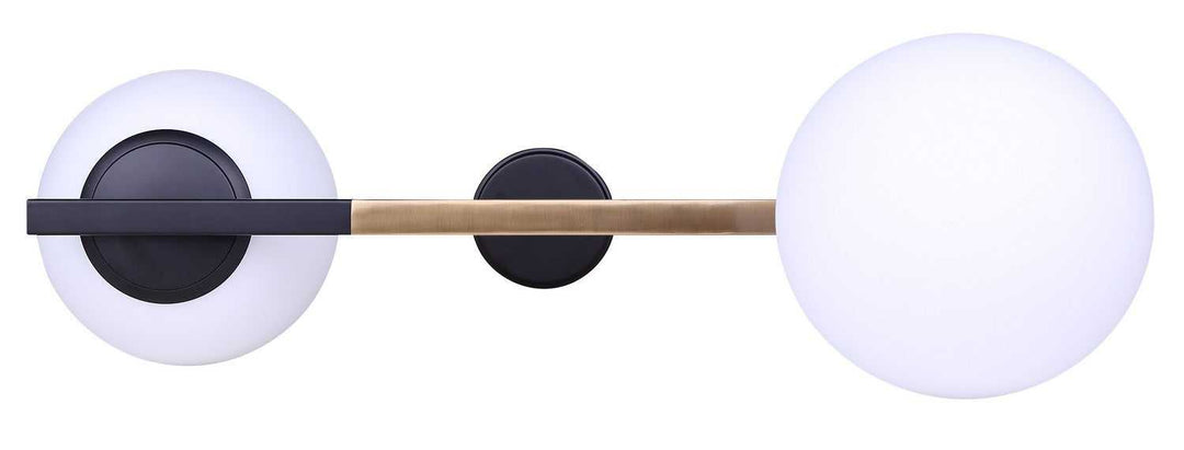 Lumi Two Light Pendant in Matte Black Canarm Canada
