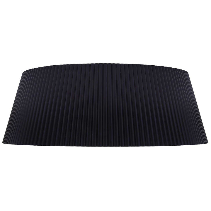 Mira LED Flush Mount in Matte Black & Faux Wood Canarm Canada