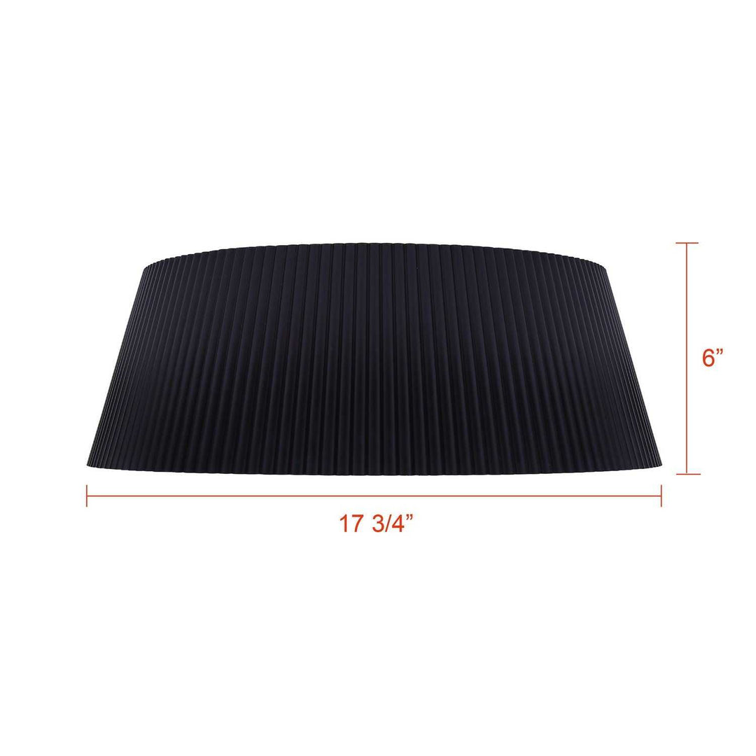 Mira LED Flush Mount in Matte Black & Faux Wood Canarm Canada