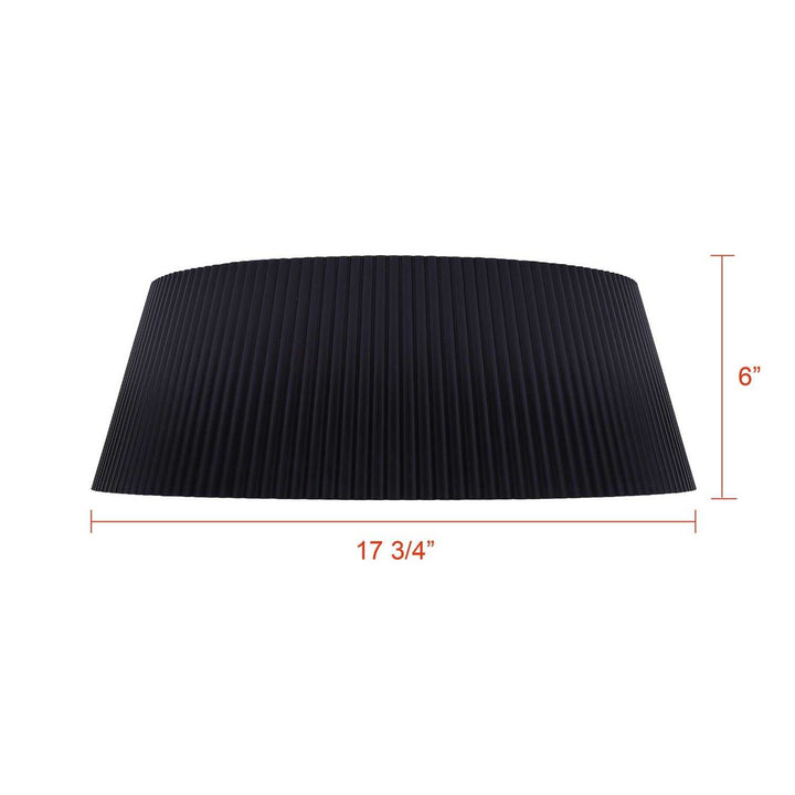 Mira LED Flush Mount in Matte Black & Faux Wood Canarm Canada
