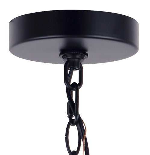 Nella Four Light Chandelier in Matte Black Canarm Canada