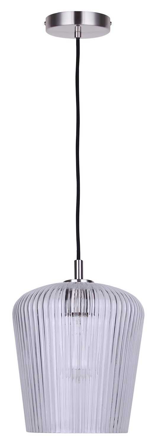 Leandro One Light Pendant in Brushed Nickel Canarm Canada