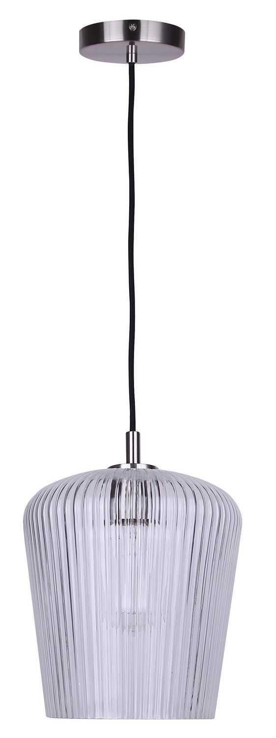Leandro One Light Pendant in Brushed Nickel Canarm Canada