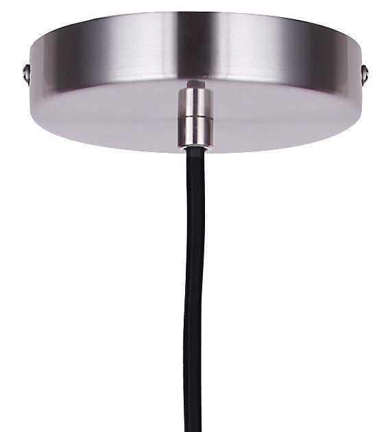 Leandro One Light Pendant in Brushed Nickel Canarm Canada