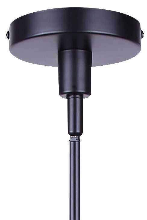 Renzo Three Light Chandelier in Matte Black Canarm Canada