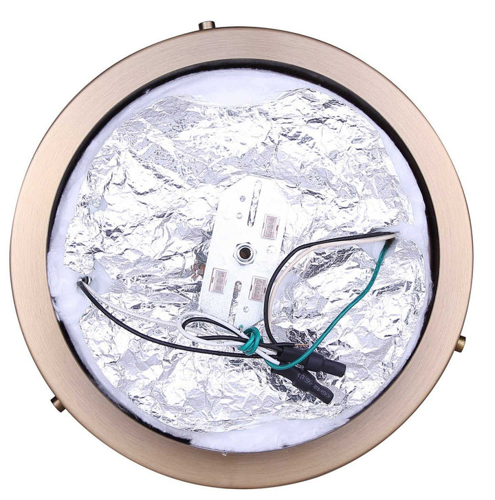 Nina Two Light Flush Mount in Gold Canarm Canada