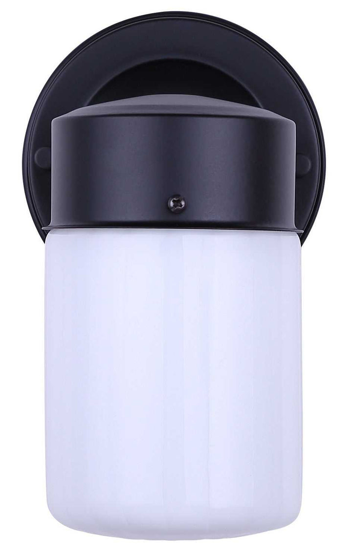 Jude One Light Outdoor Down Light in Matte Black Canarm Canada