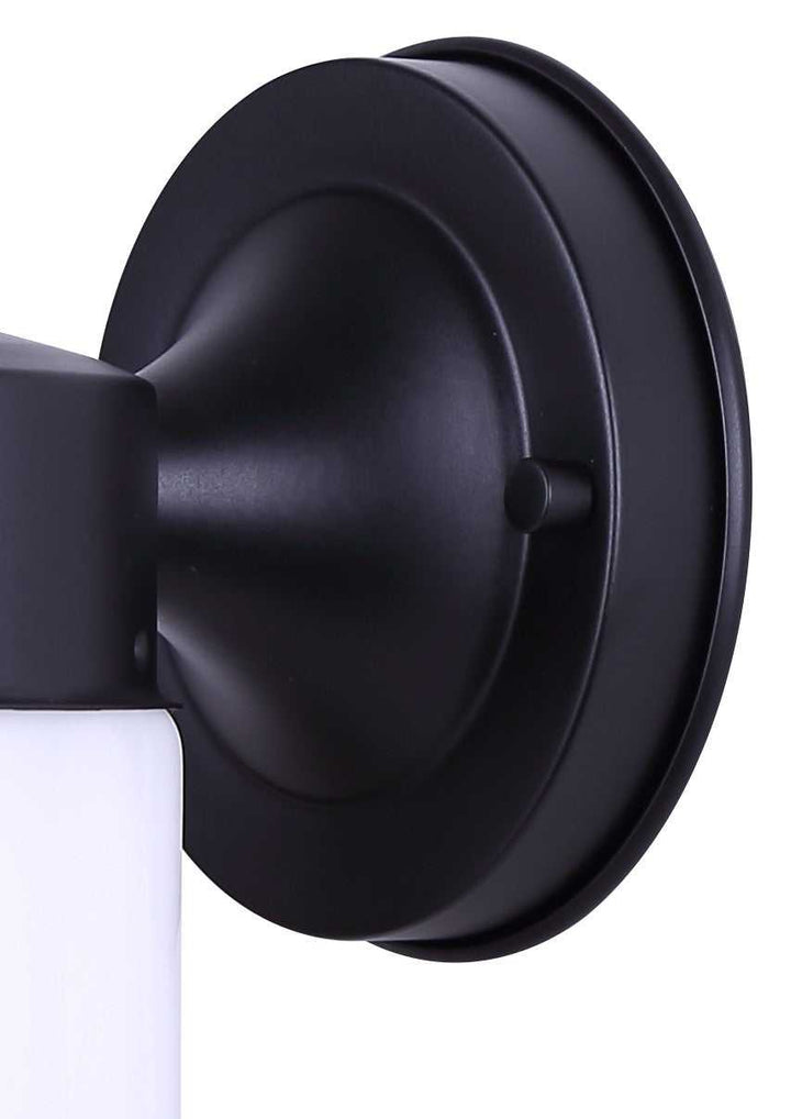 Jude One Light Outdoor Down Light in Matte Black Canarm Canada