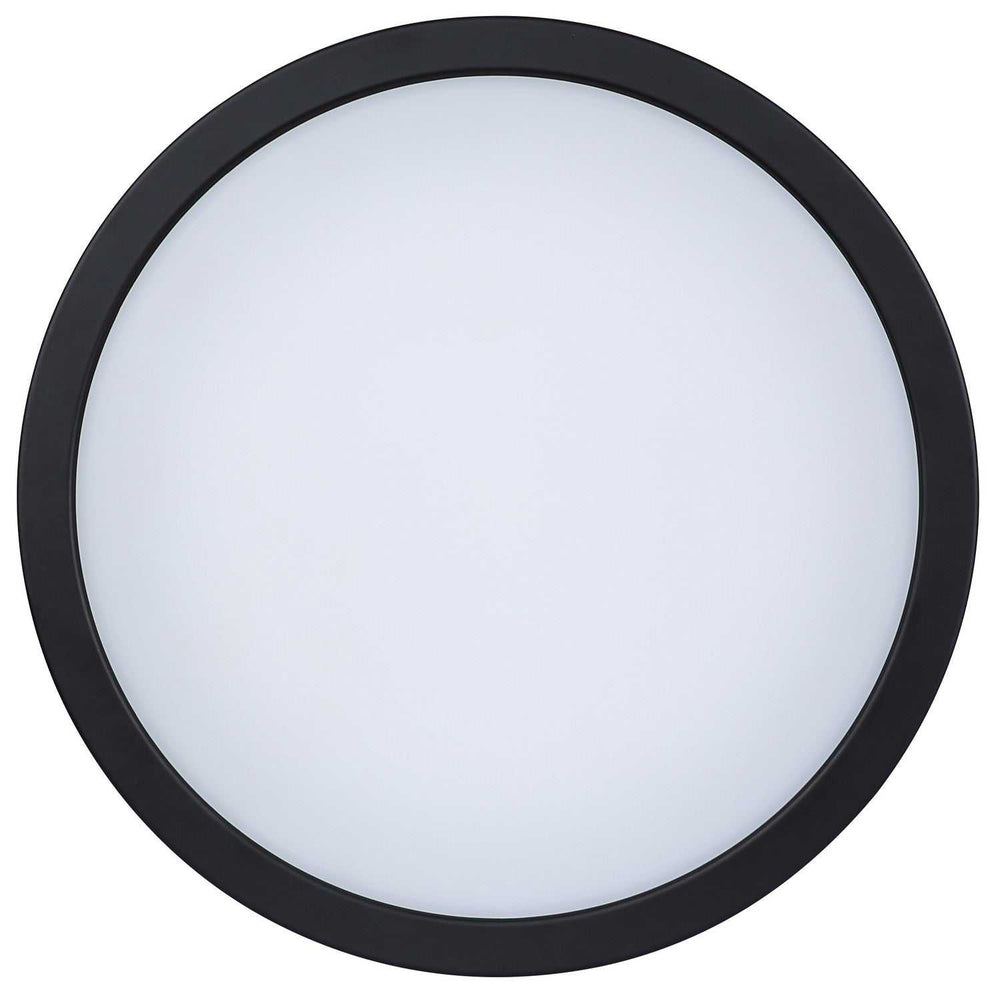 Dl-11F-25Dcw LED Flush Mount in Matte Black Canarm Canada
