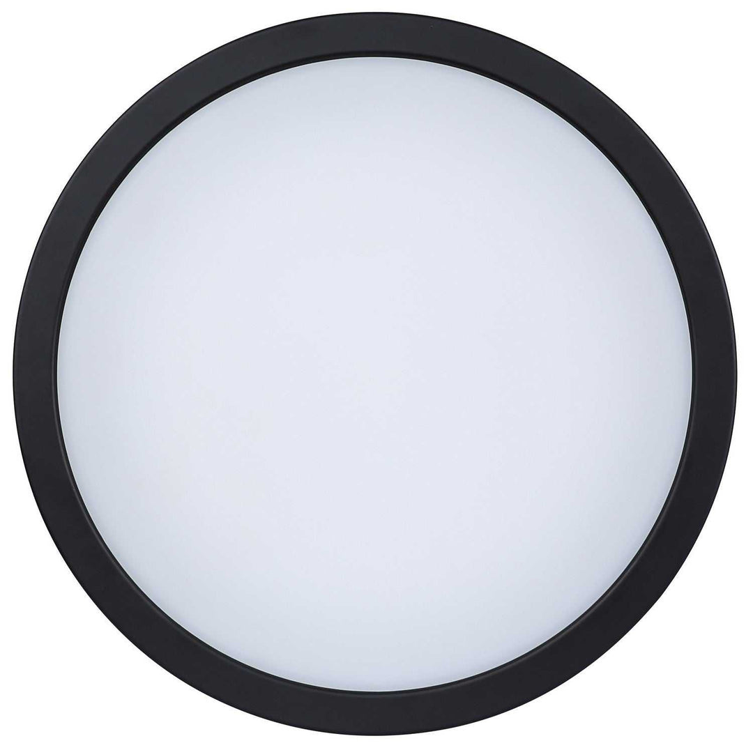 Dl-11F-25Dcw LED Flush Mount in Matte Black Canarm Canada