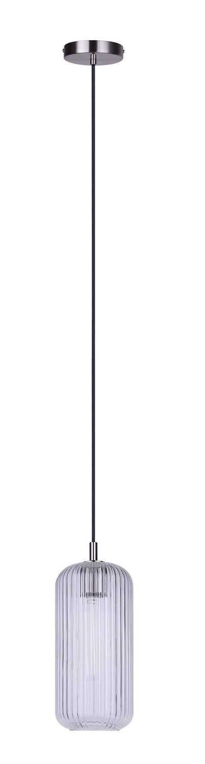 Malek One Light Pendant in Brushed Nickel Canarm Canada