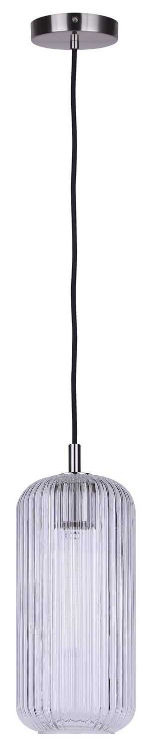 Malek One Light Pendant in Brushed Nickel Canarm Canada