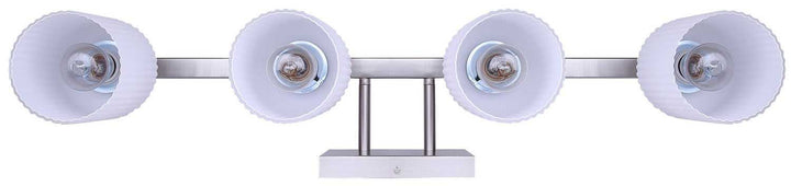 Bram Four Light Vanity in Brushed Nickel Canarm Canada