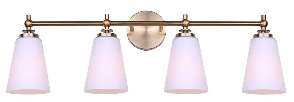 Solara Four Light Vanity in Gold Canarm Canada