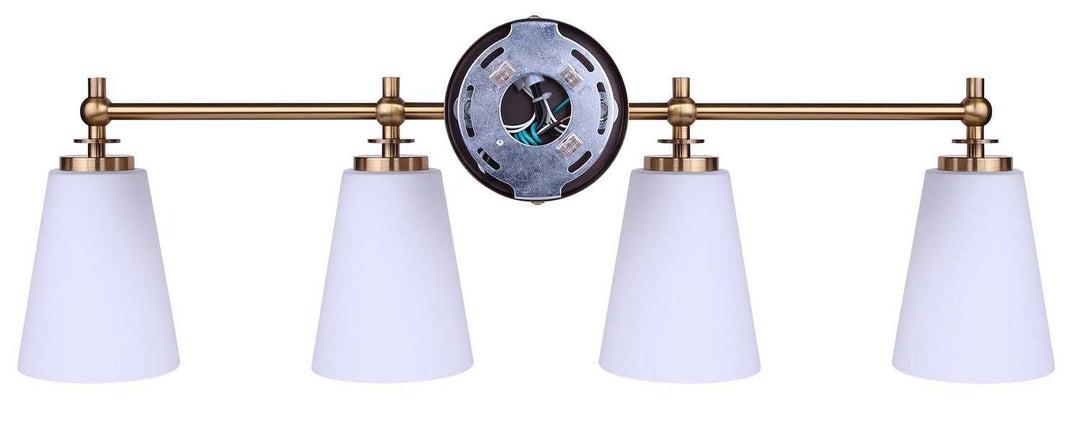Solara Four Light Vanity in Gold Canarm Canada