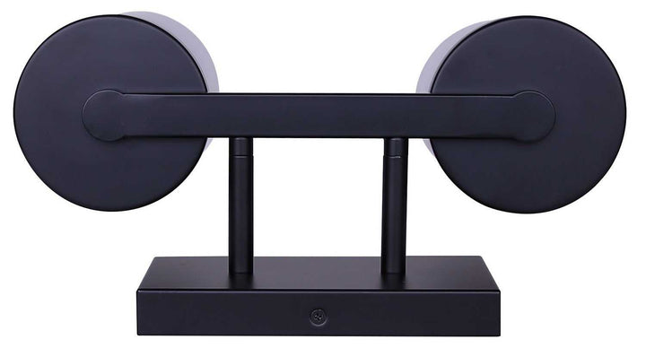 Britton Two Light Vanity in Matte Black Canarm Canada