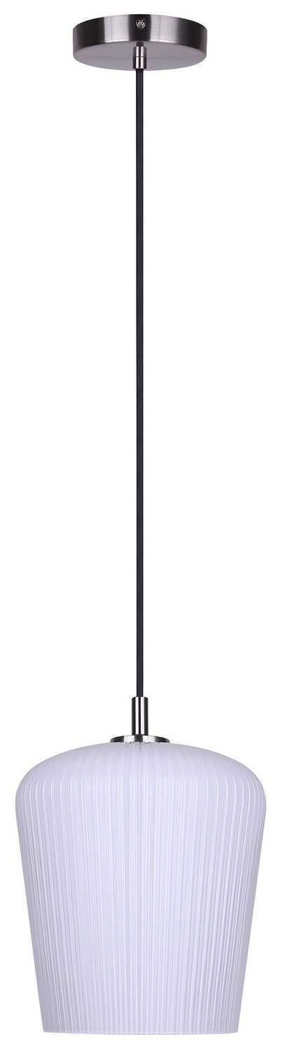 Leandro One Light Pendant in Brushed Nickel Canarm Canada