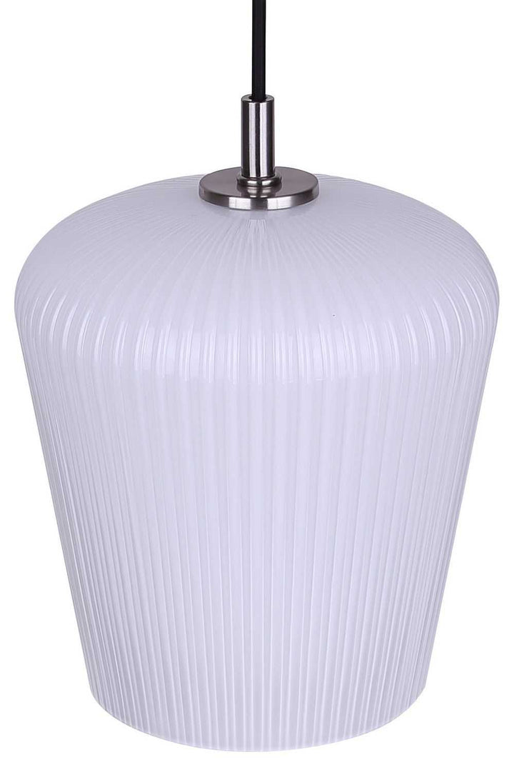 Leandro One Light Pendant in Brushed Nickel Canarm Canada