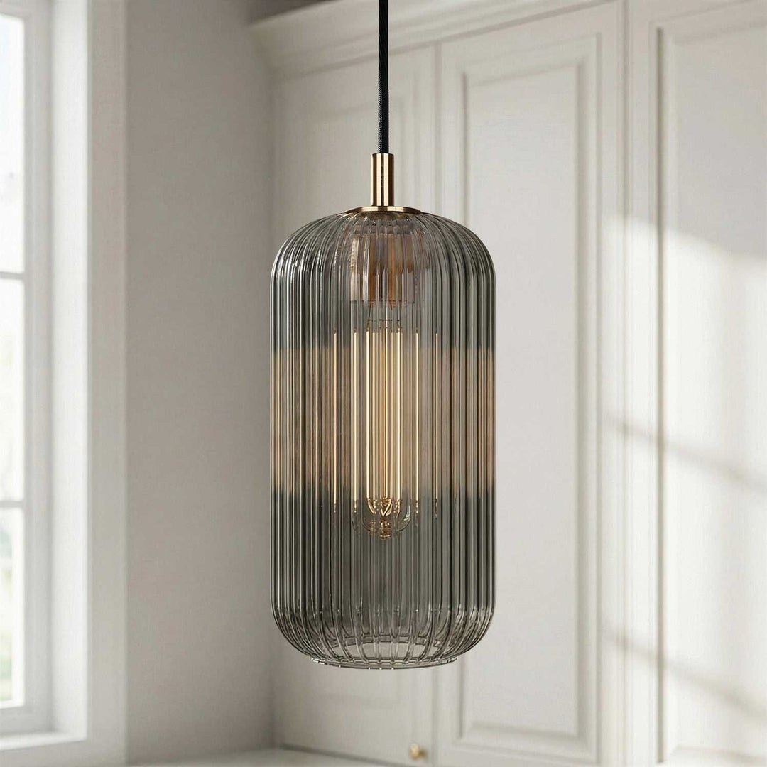 Malek One Light Pendant in Gold Canarm Canada