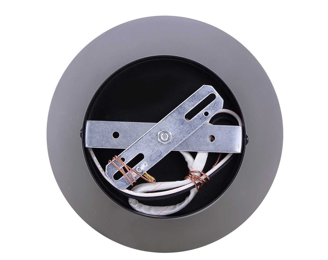 Jack One Light Semi-Flushmount in Matte Black Canarm Canada