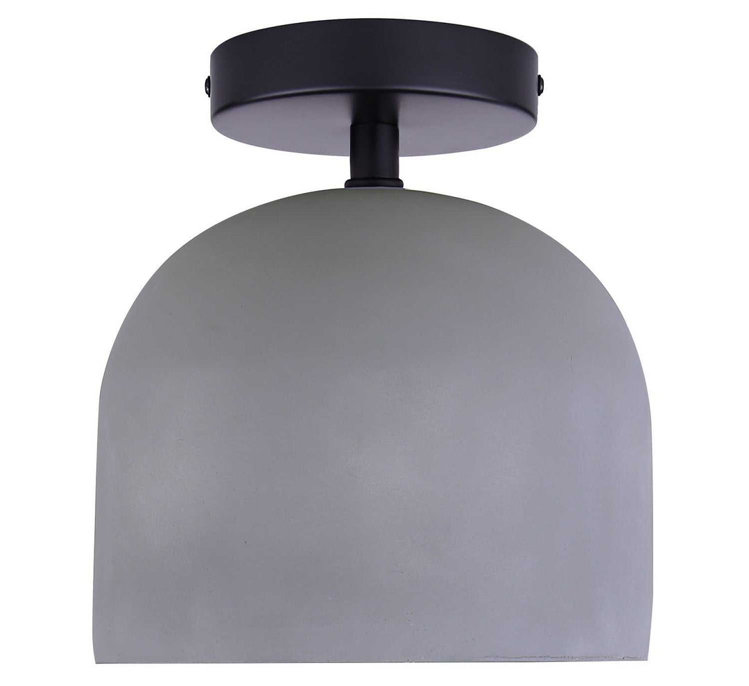 Jack One Light Semi-Flushmount in Matte Black Canarm Canada