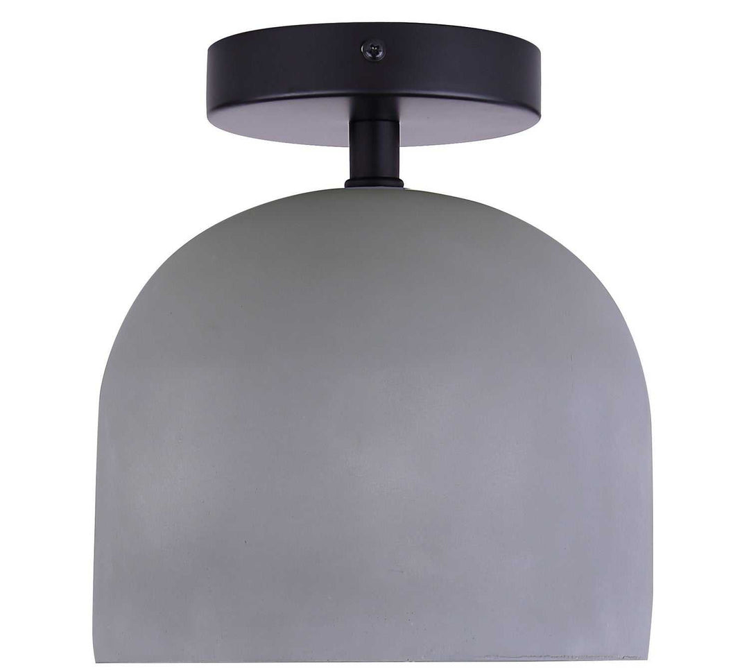 Jack One Light Semi-Flushmount in Matte Black Canarm Canada