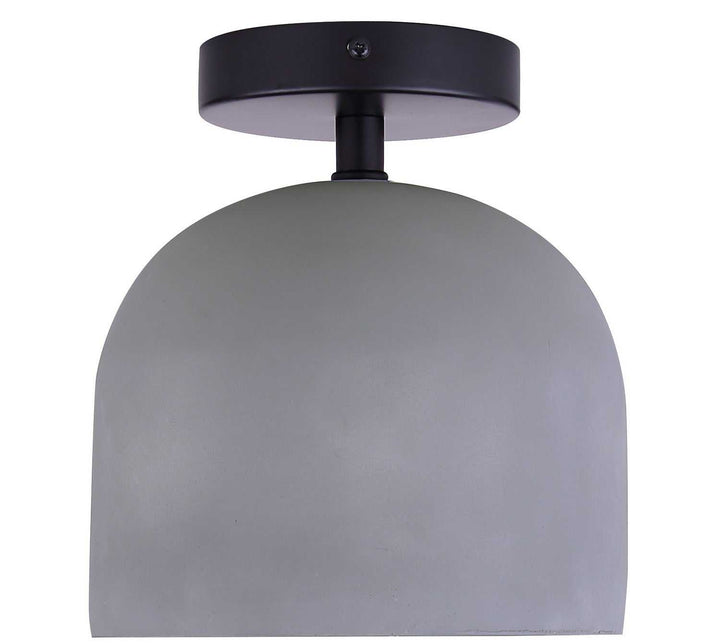 Jack One Light Semi-Flushmount in Matte Black Canarm Canada