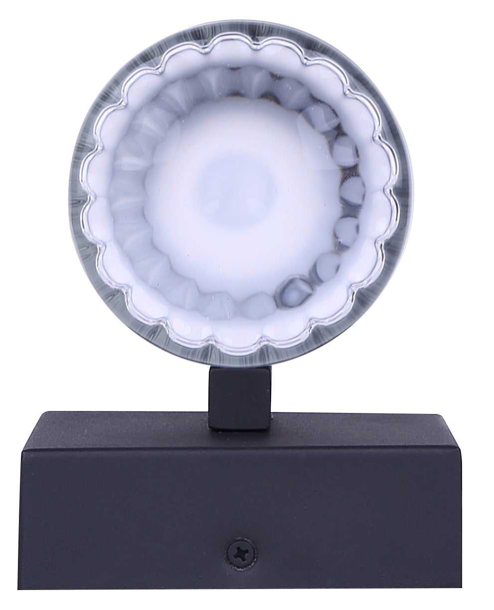 Aeron LED Outdoor Wall Mount in Black (Sand) Canarm Canada