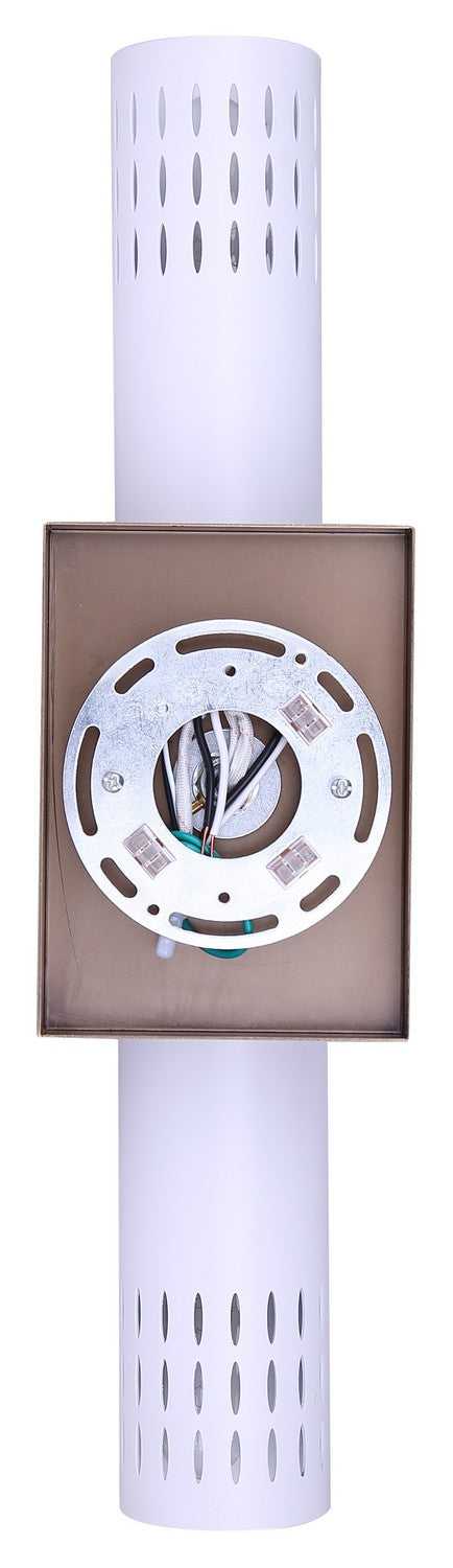 Gracie Two Light Wall Fixture in Gold + Matte White Canarm Canada
