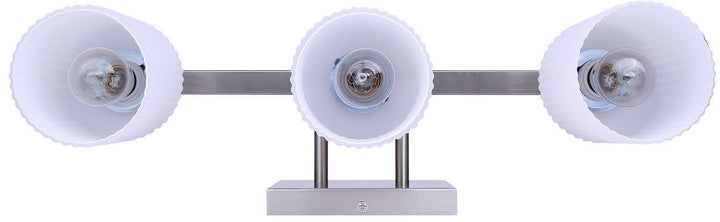 Bram Three Light Vanity in Brushed Nickel Canarm Canada