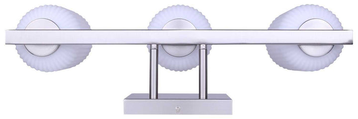 Bram Three Light Vanity in Brushed Nickel Canarm Canada