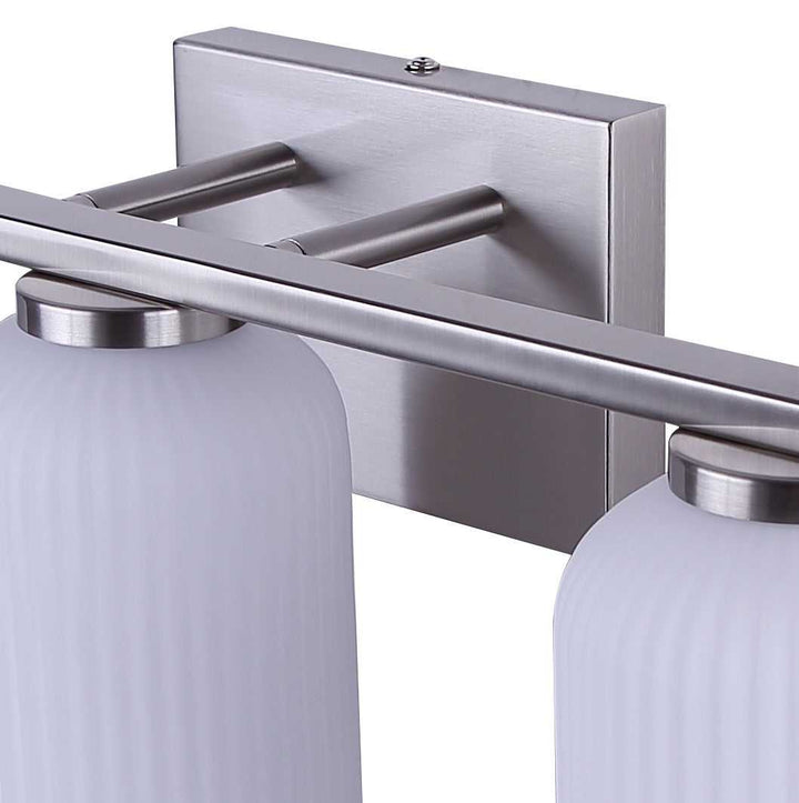 Bram Three Light Vanity in Brushed Nickel Canarm Canada