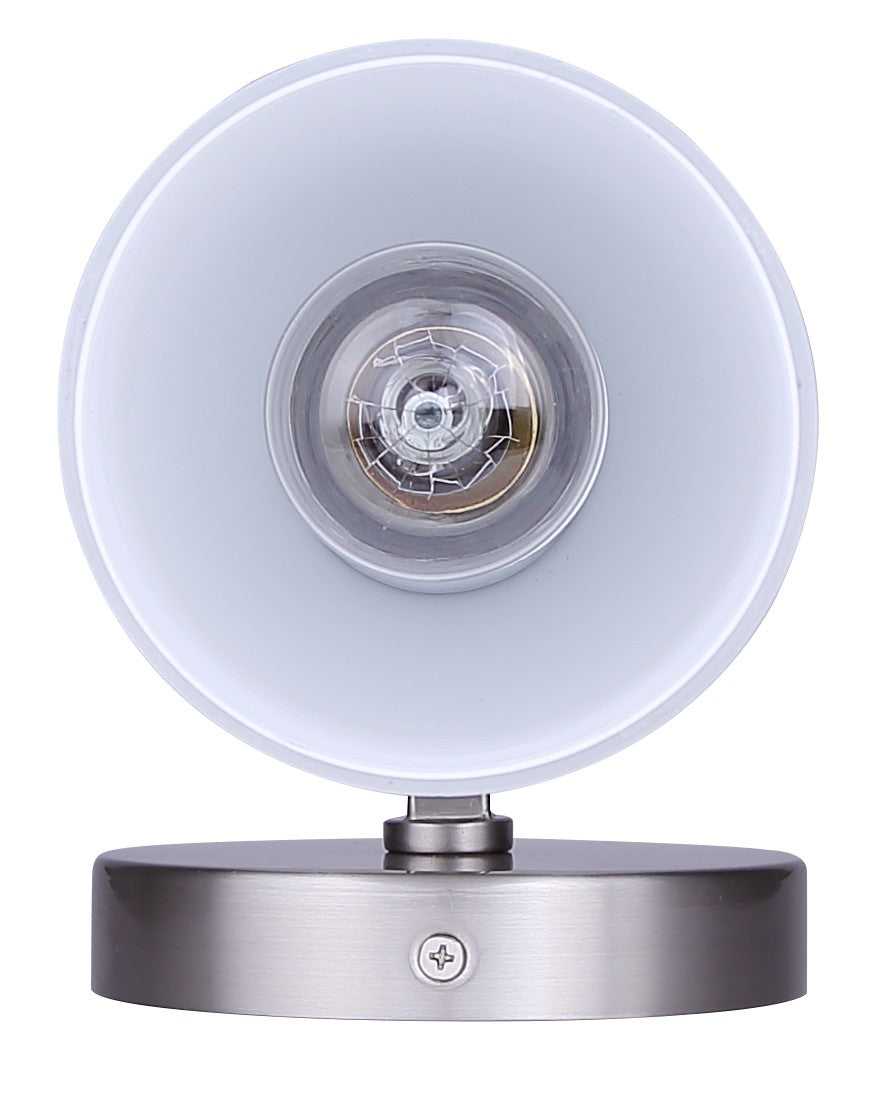 Darius Two Light Wall Fixture in Brushed Nickel Canarm Canada