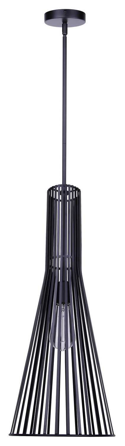 Elim One Light Pendant in Matte Black Canarm Canada