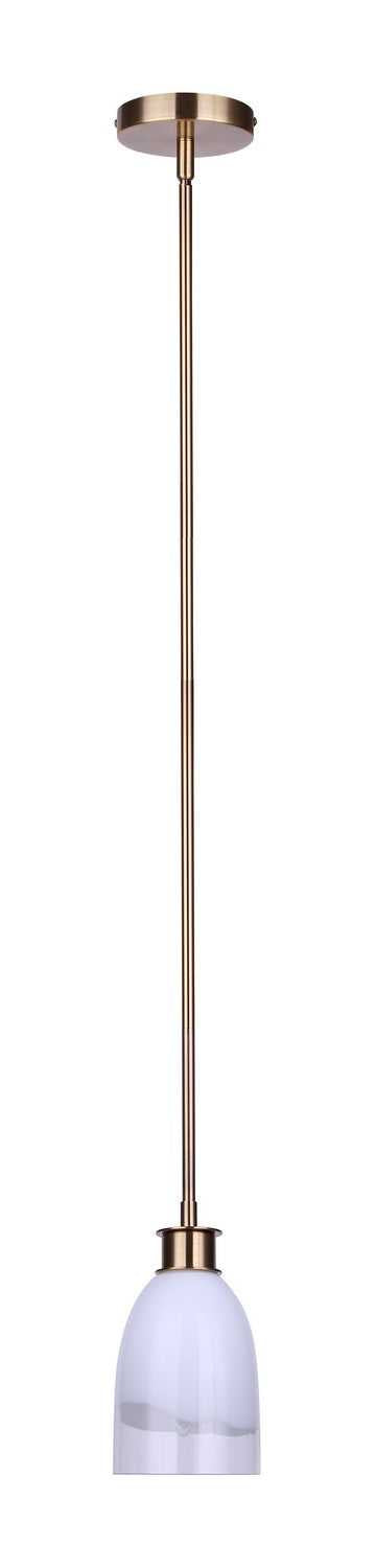 Rosie One Light Pendant in Gold Canarm Canada