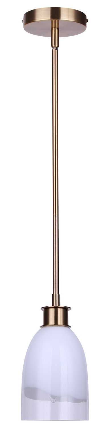 Rosie One Light Pendant in Gold Canarm Canada