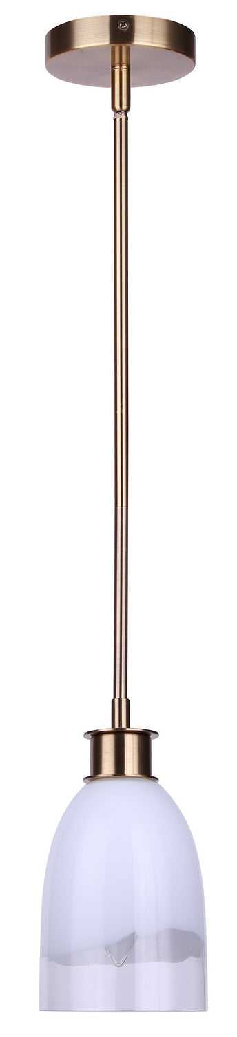 Rosie One Light Pendant in Gold Canarm Canada