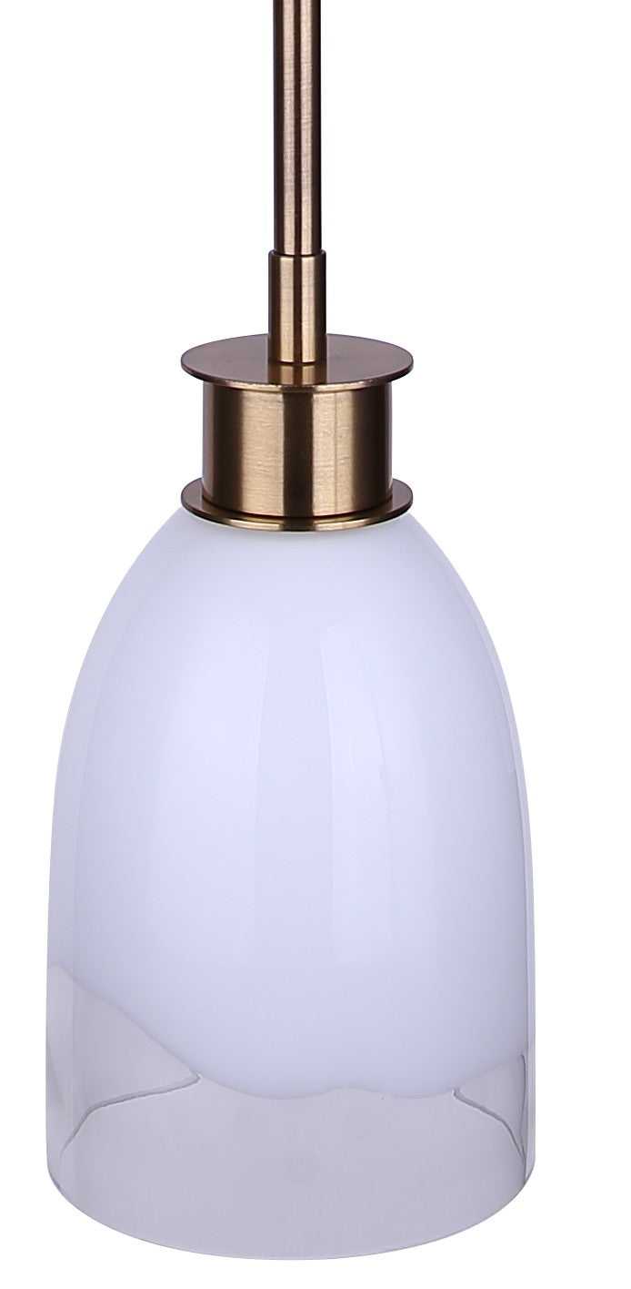 Rosie One Light Pendant in Gold Canarm Canada
