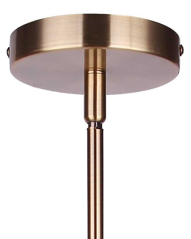 Rosie One Light Pendant in Gold Canarm Canada