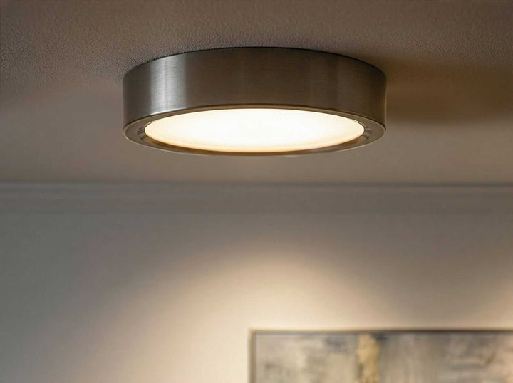 Dl-7F-15Dcw LED Flush Mount in Brushed Nickel Canarm Canada