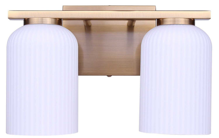 Bram Two Light Vanity in Gold Canarm Canada
