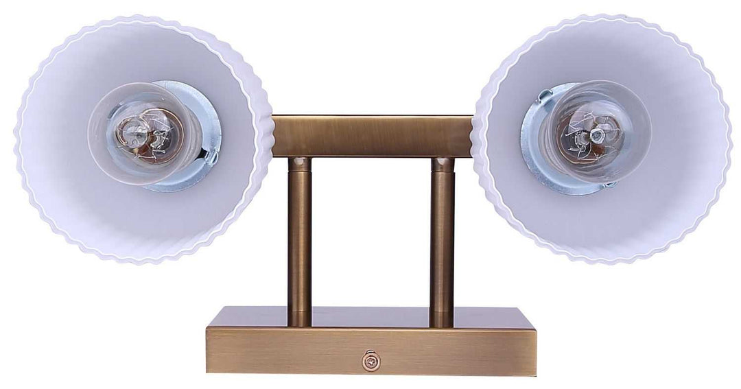 Bram Two Light Vanity in Gold Canarm Canada