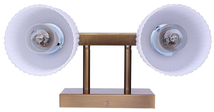 Bram Two Light Vanity in Gold Canarm Canada