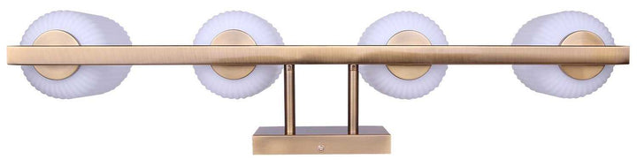 Bram Four Light Vanity in Gold Canarm Canada