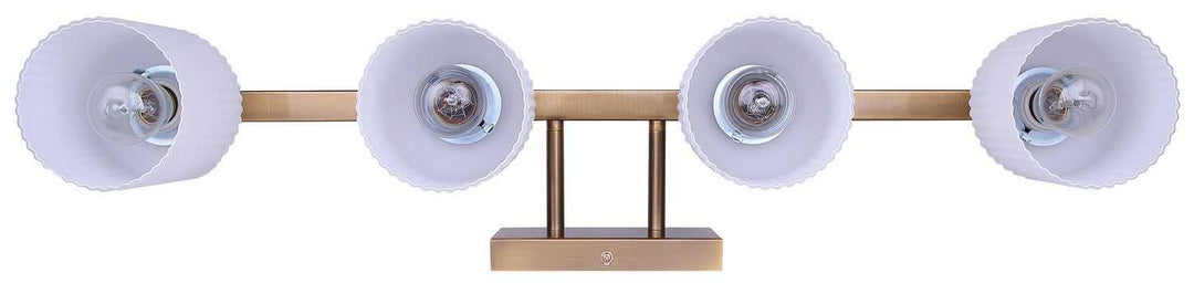 Bram Four Light Vanity in Gold Canarm Canada