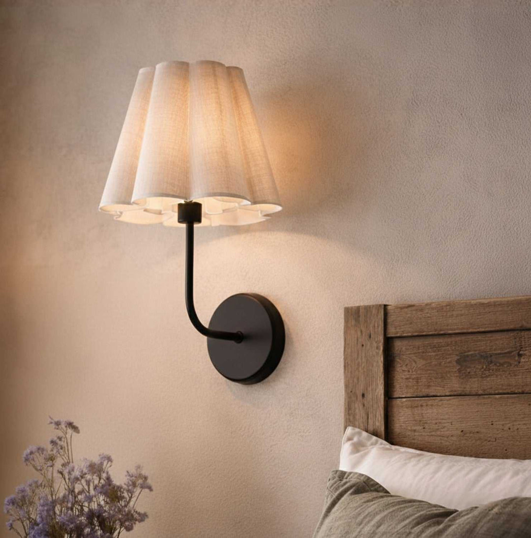 Iris One Light Wall Sconce in Matte Black Canarm Canada